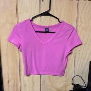 Wild Fable Pink Crop Top - Small